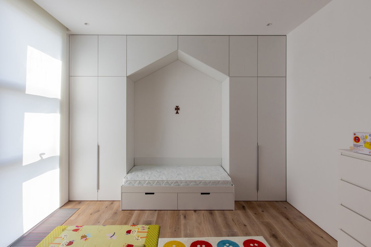 Детская кровать в нише