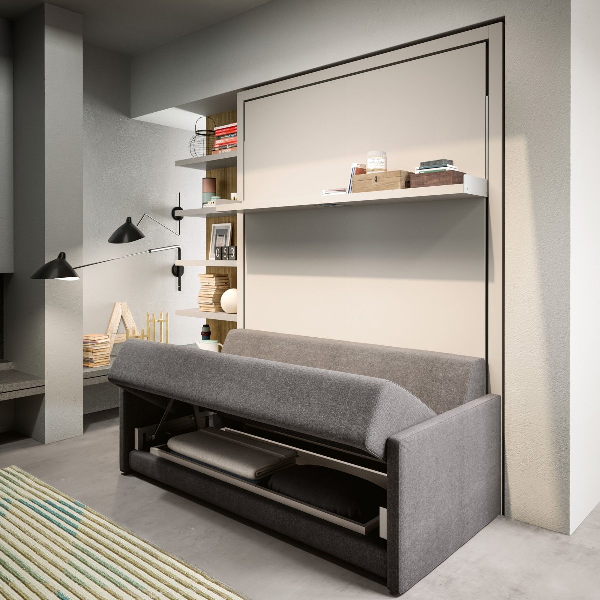 Кровать под окном