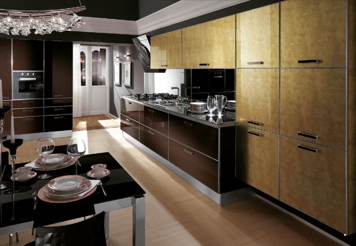 Стеновая панель для кухни под дерево