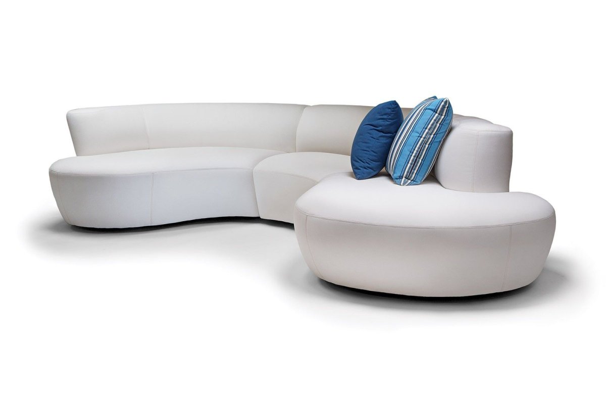 Круглый модульный диван Омега