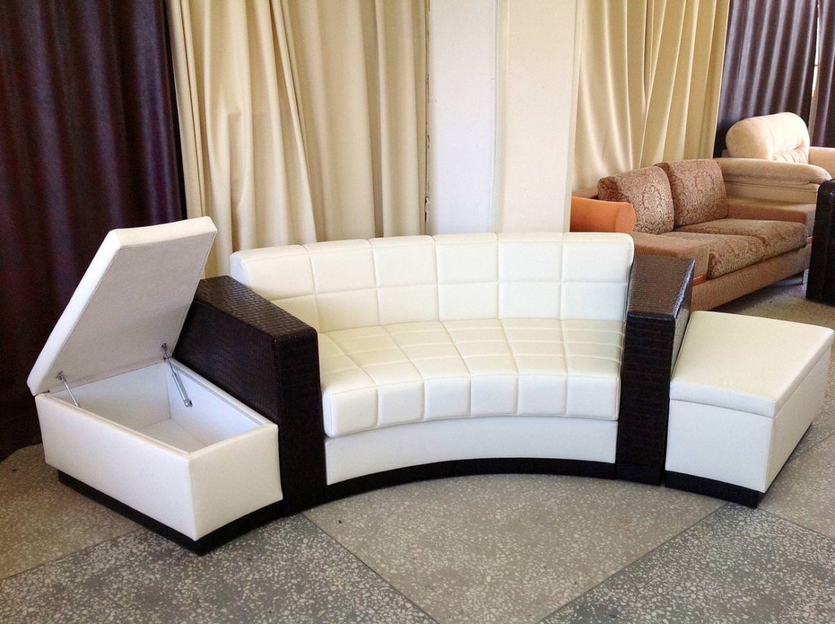 Диван угловой полукруглый