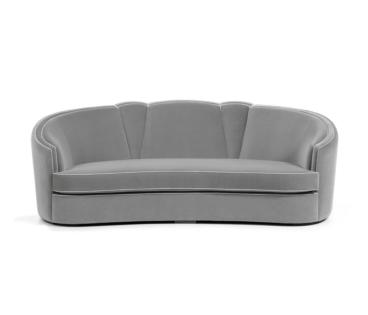 Диван с полукруглой спинкой