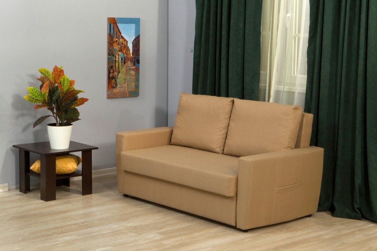 Бежевый диван в интерьере