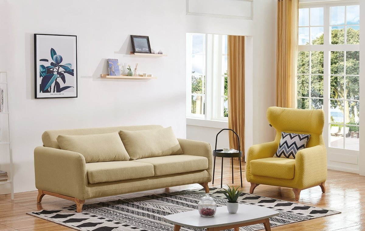 Песочный цвет в интерьере