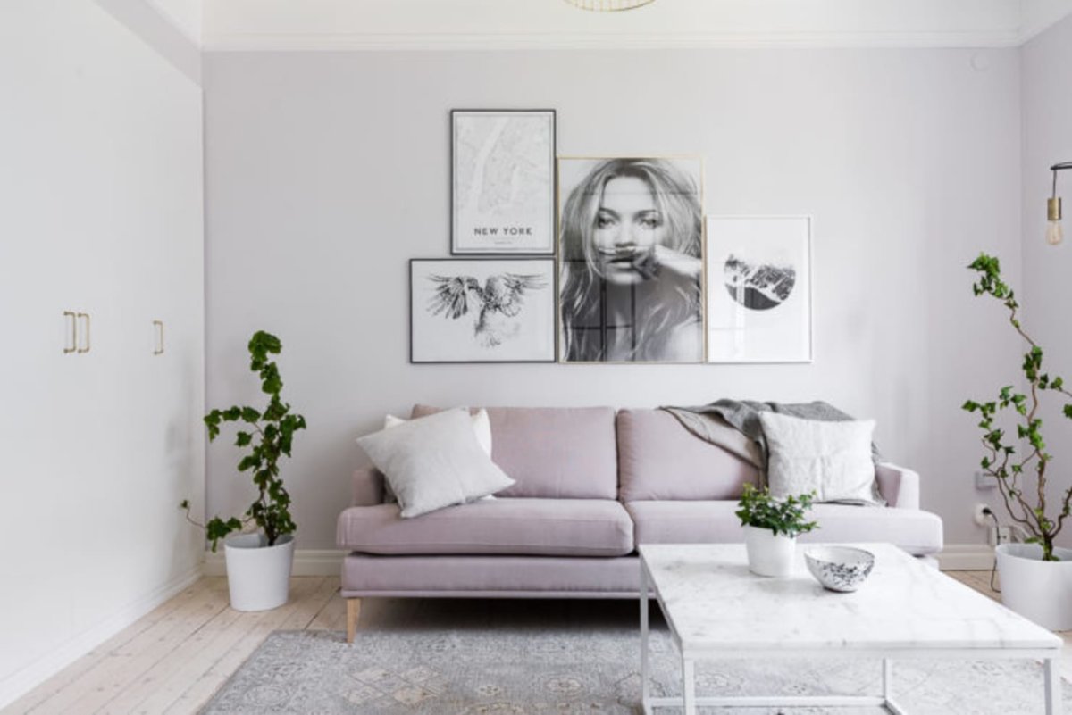 Декор над диваном