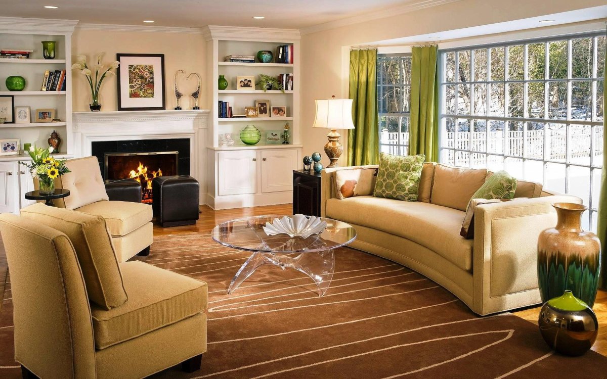 Бежевый интерьер