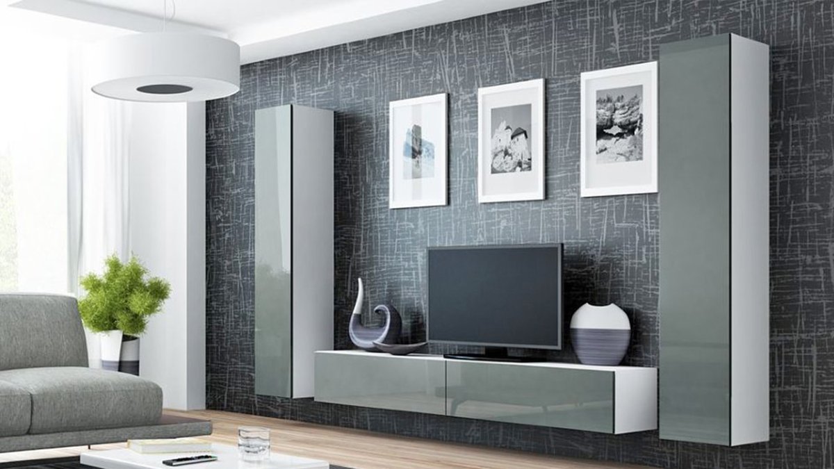 Стенка Виго 2 Модерн глянцевая МДФ