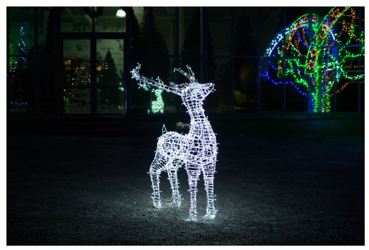 Световой олень Рудольф