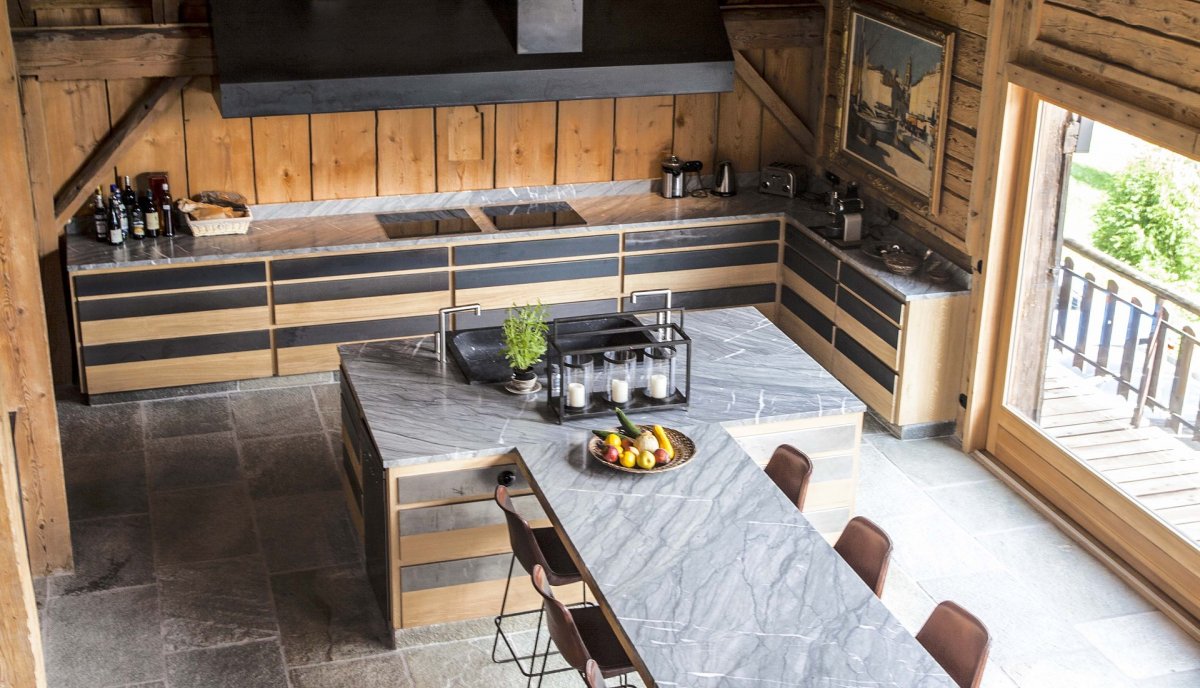 Кухня в бане интерьер