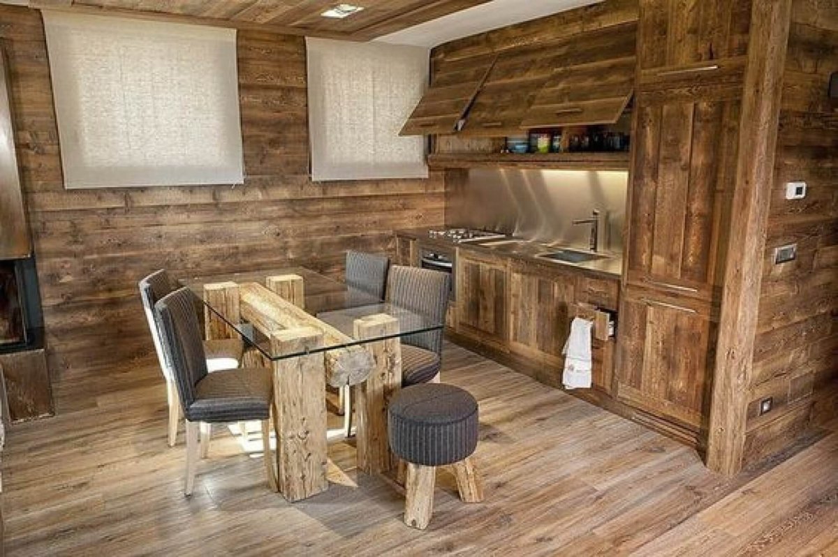 Интерьеры деревянных бань