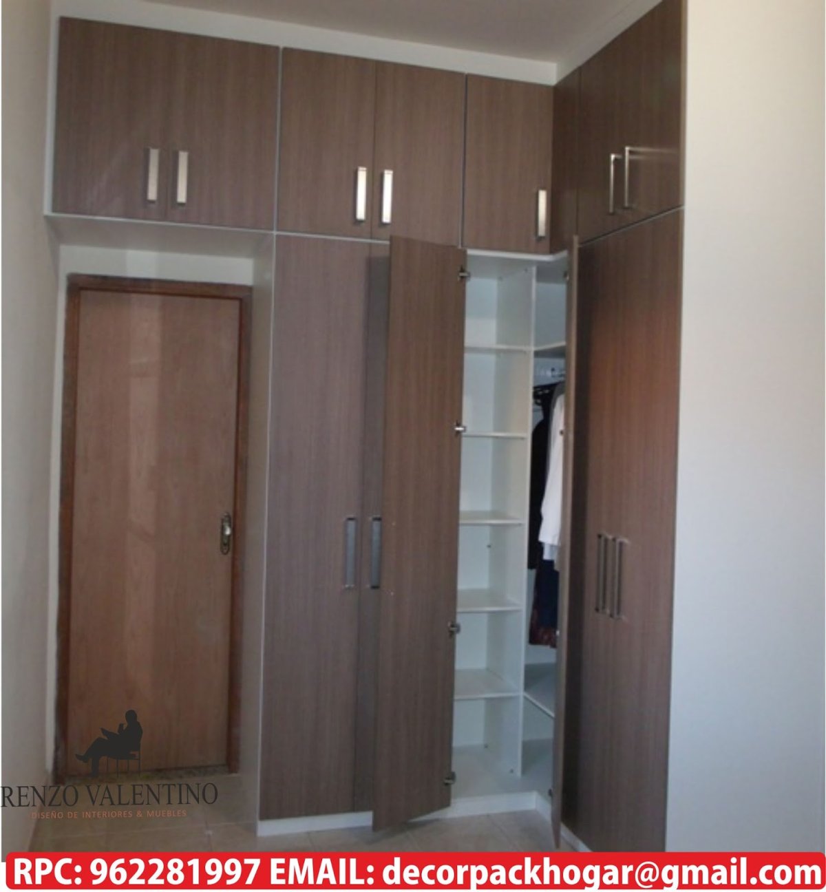 Шкаф купе вокруг двери