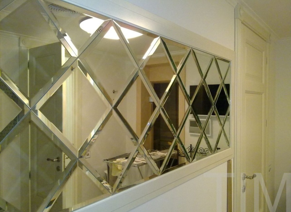 Зеркальные панели на стену