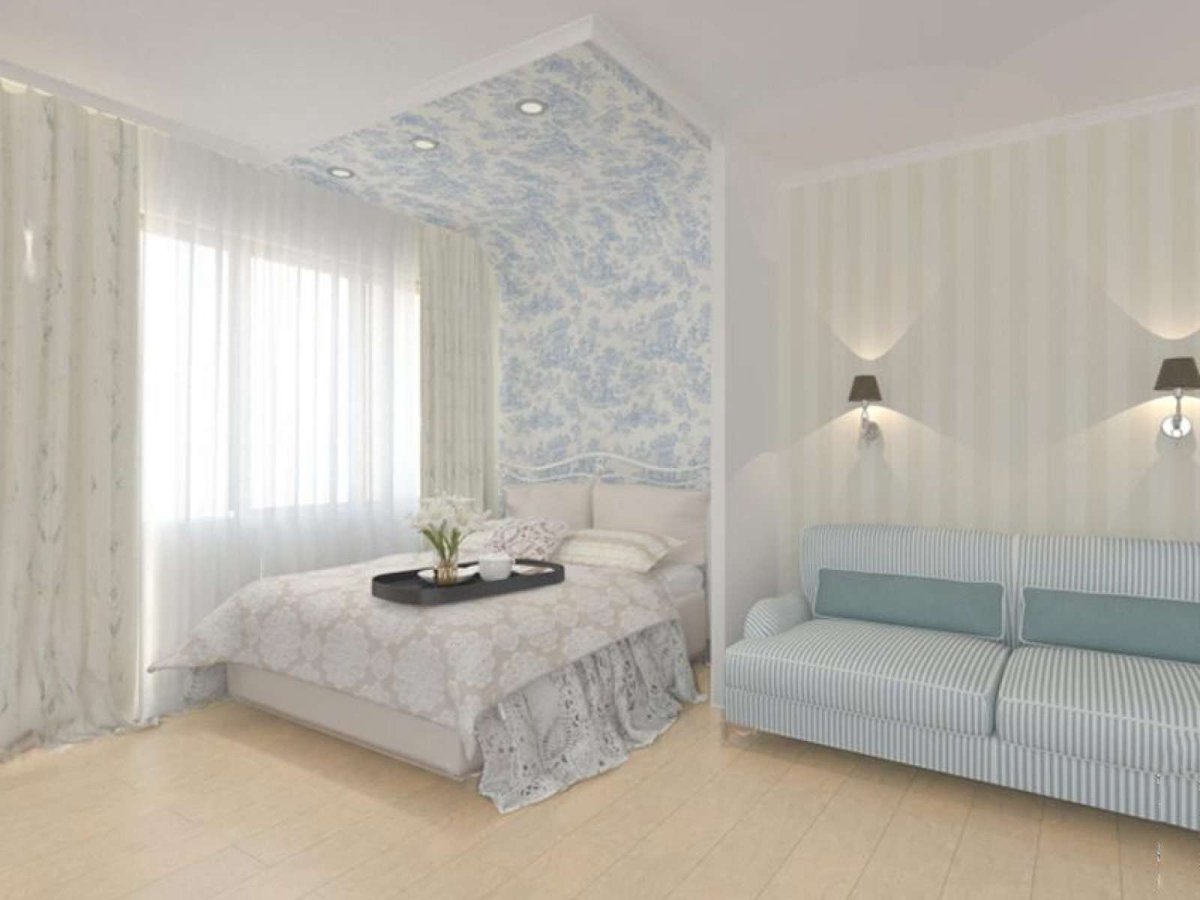 Невысокая перегородка для зонирования