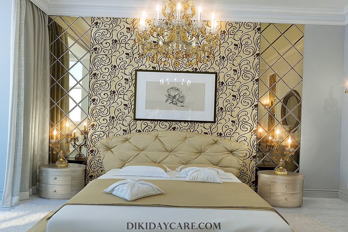 Зеркало за кроватью