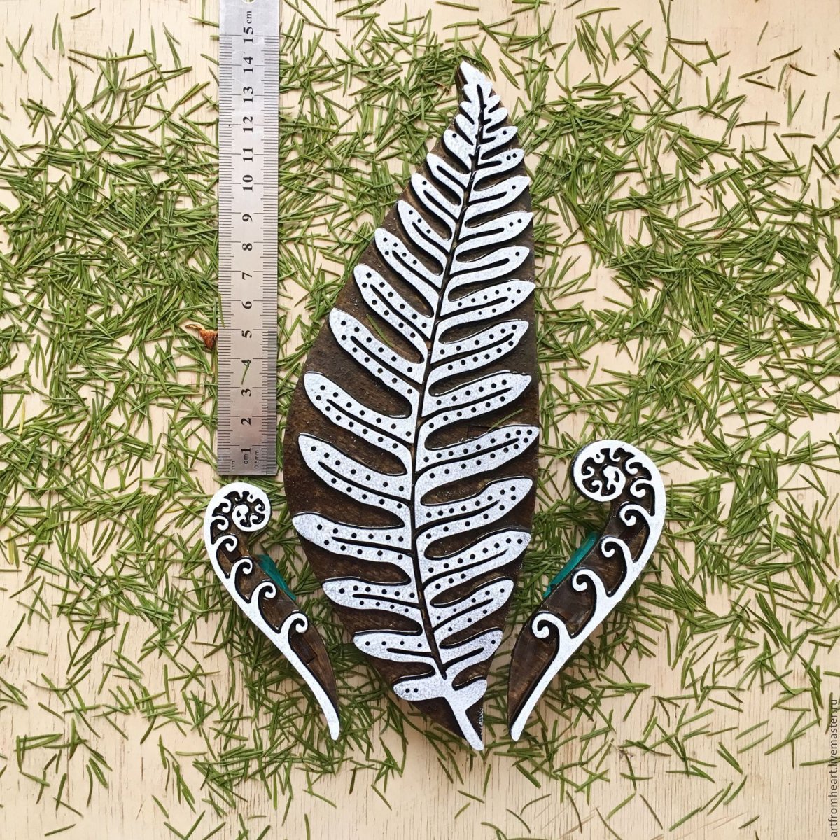 Папоротник орнамент