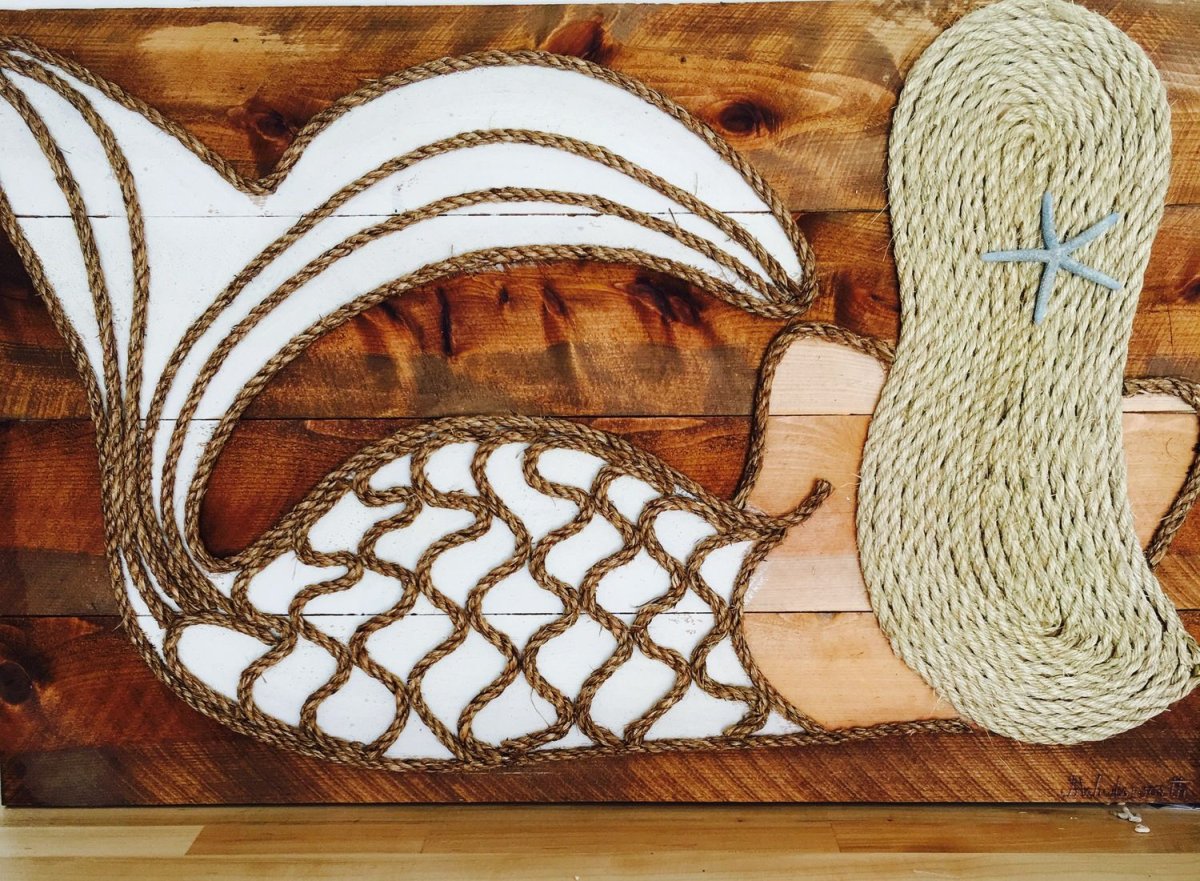 Панно макраме