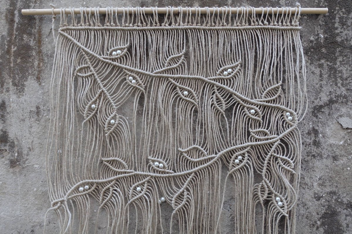 Панно из веревки