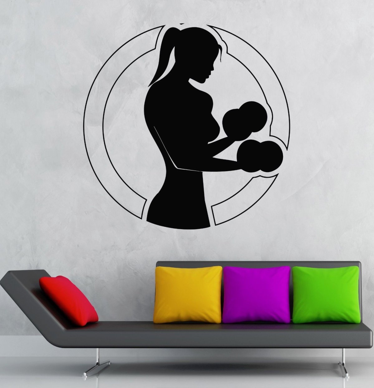 Наклейка интерьерная боксерская