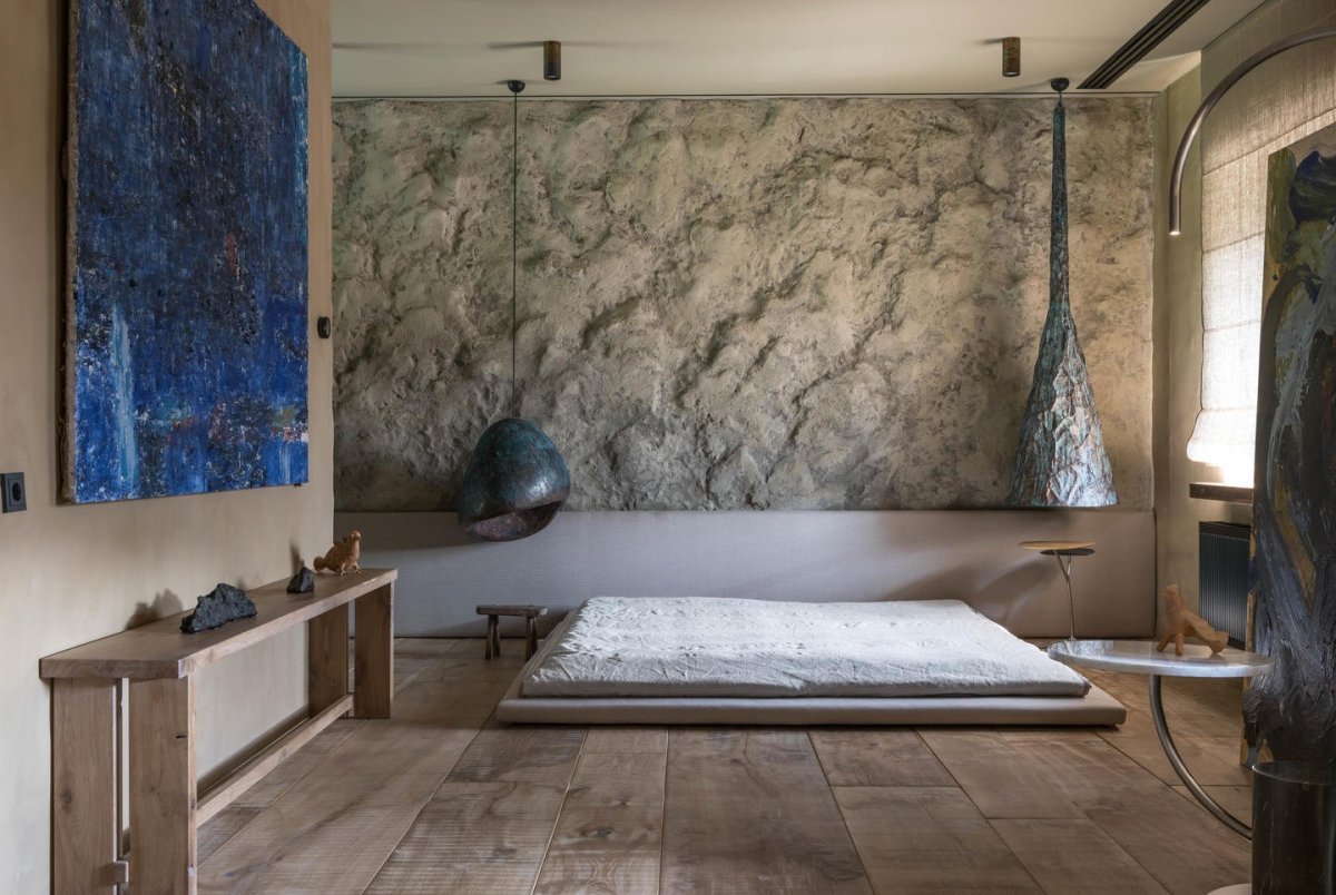 Полы из натурального камня в интерьере