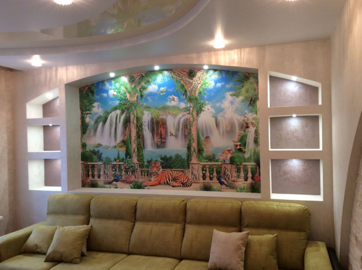 Фигурни арки из гипсокартона