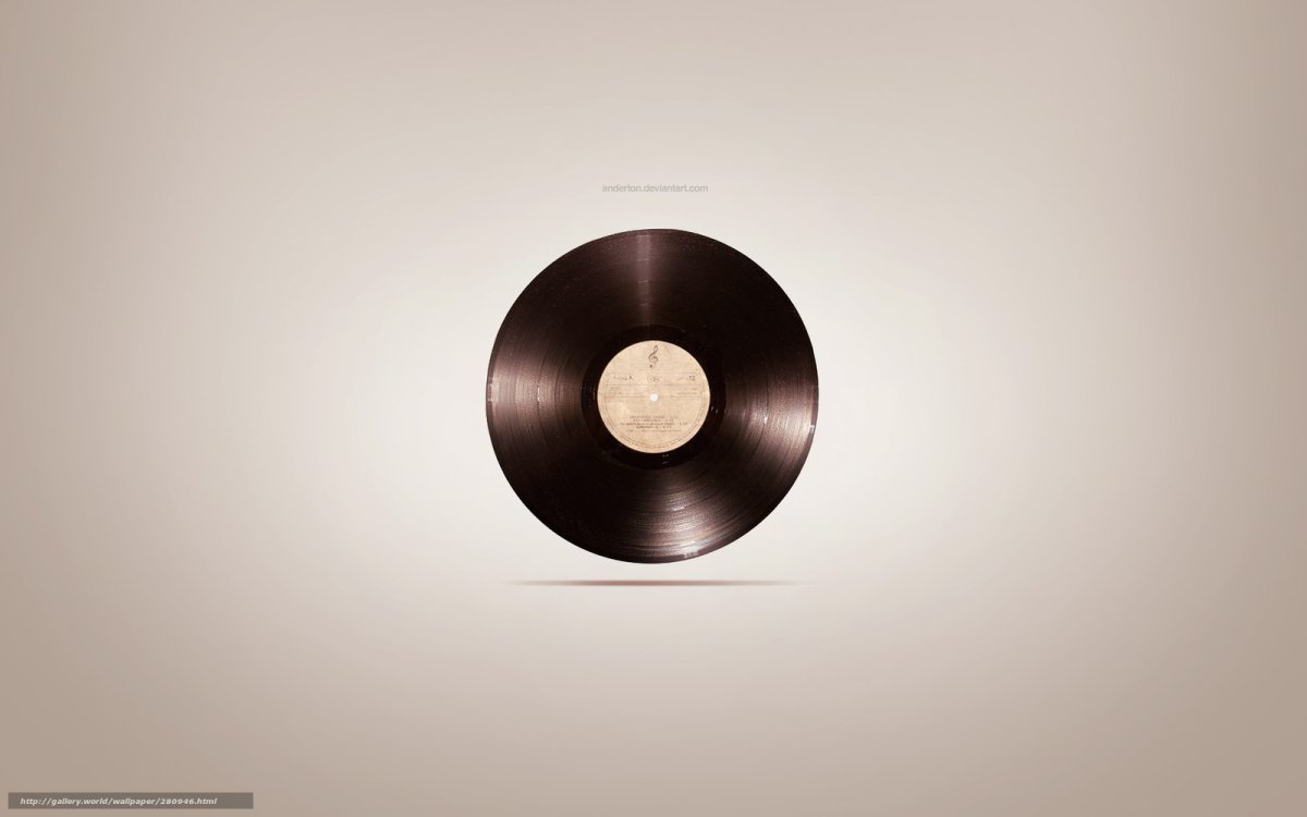 Музыкальные пластинки фон