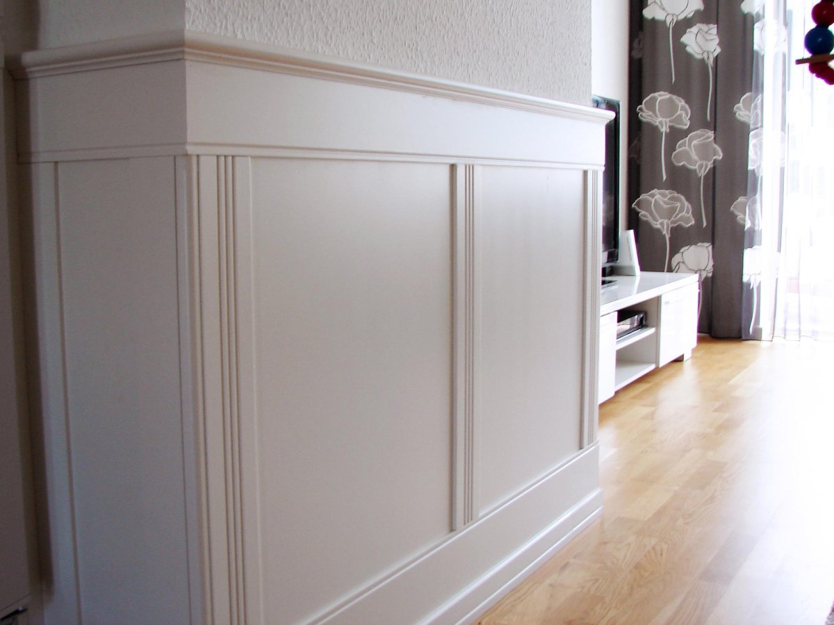 Белые панели для стен