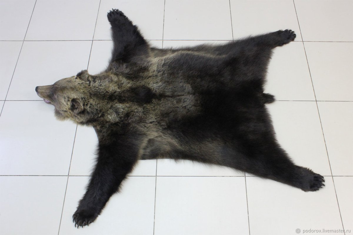 Искусственная шкура белого медведя