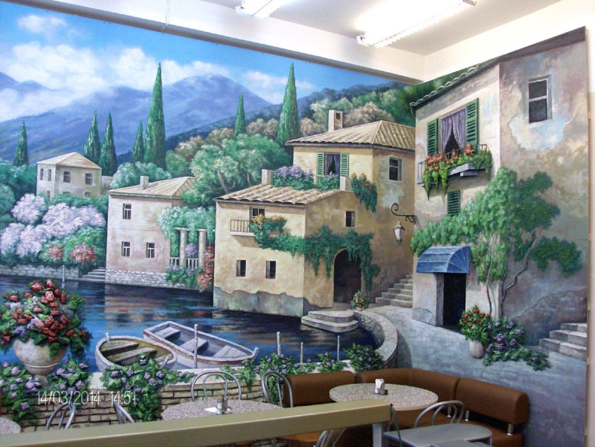 Итальянская роспись стен