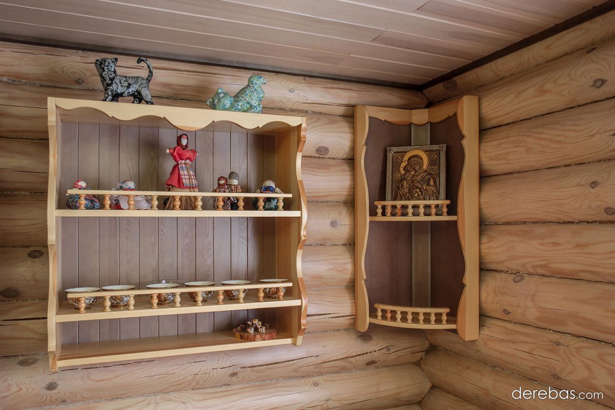 Полочки в предбаннике