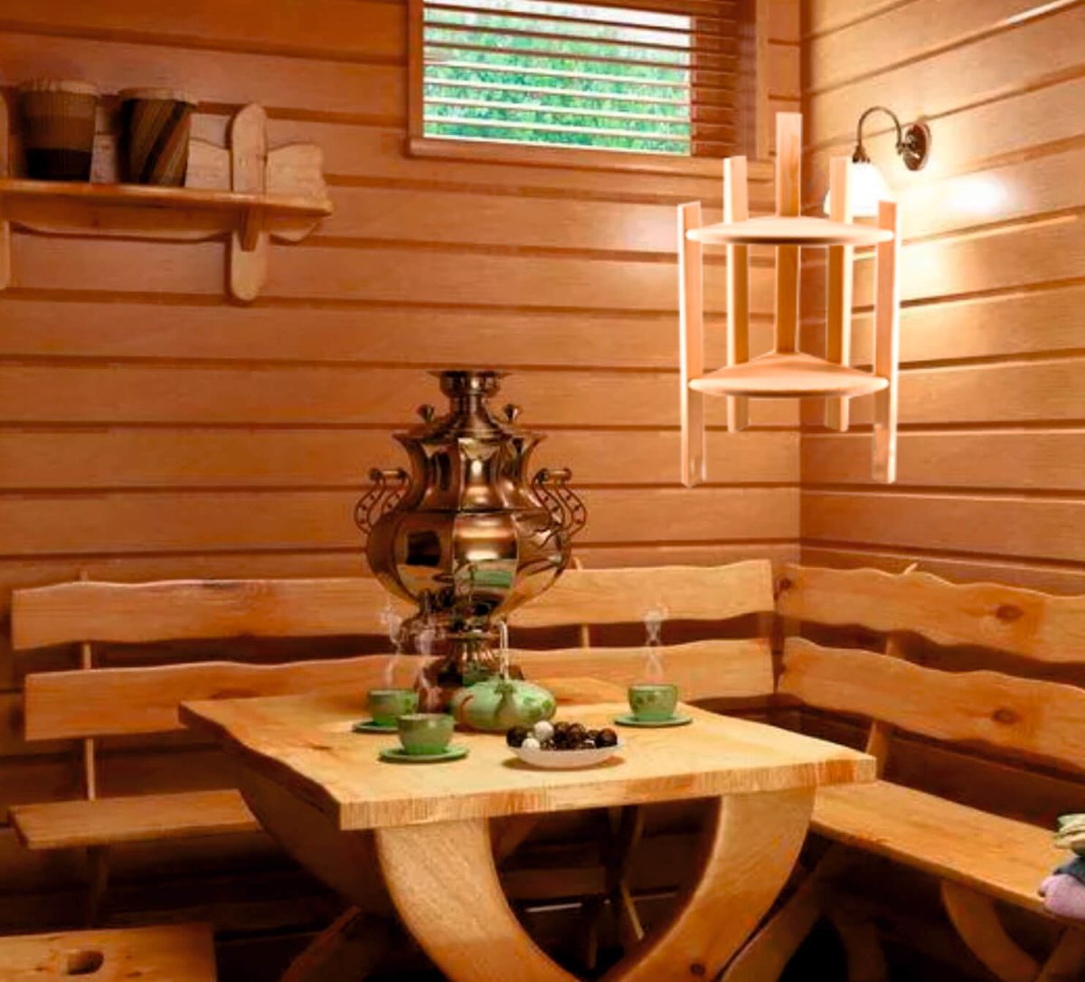 Мебель для бани в комнату отдыха