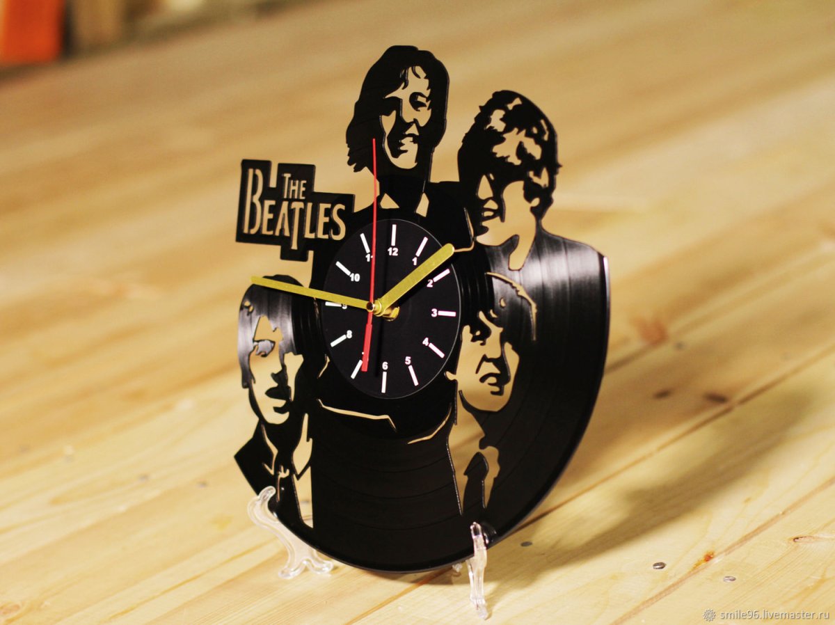 Фоторамки из виниловых пластинок