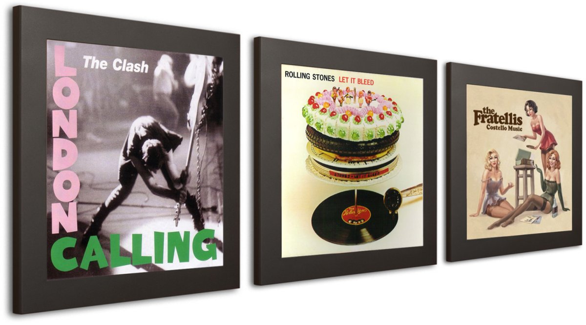 Виниловая пластинка в рамке