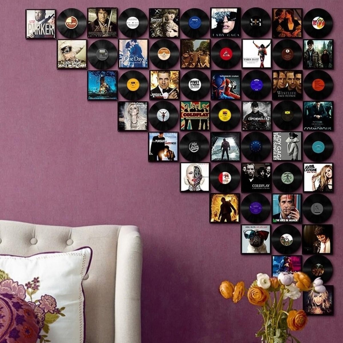 Фотозона с пластинками