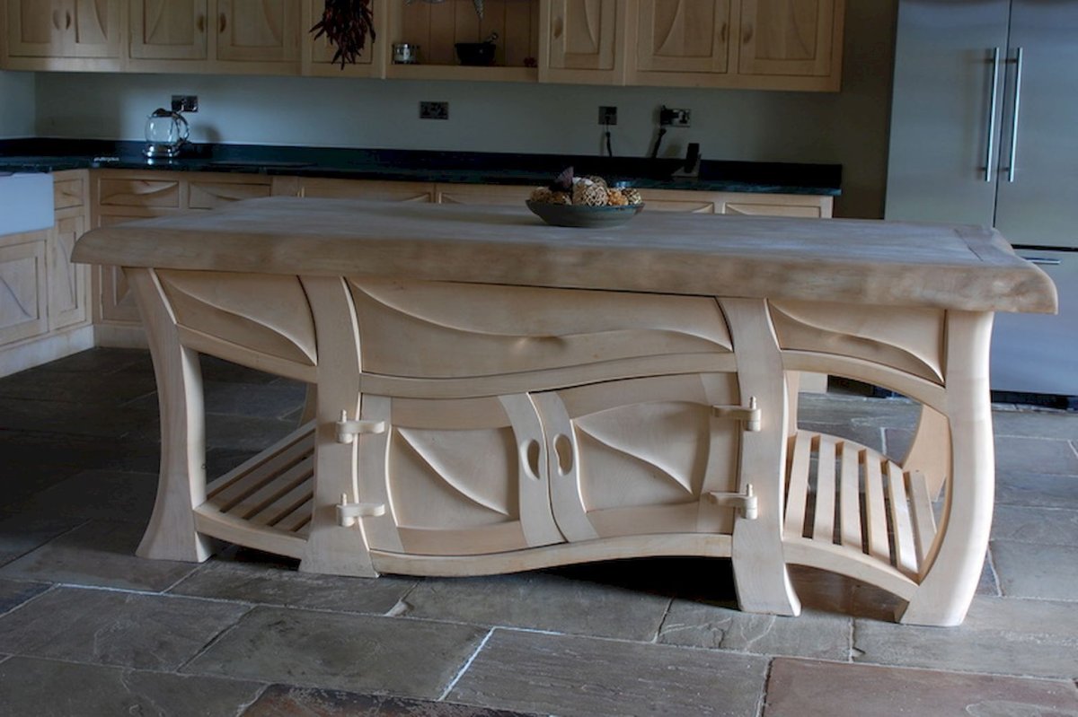 Кухонная мебель из мебельного щита