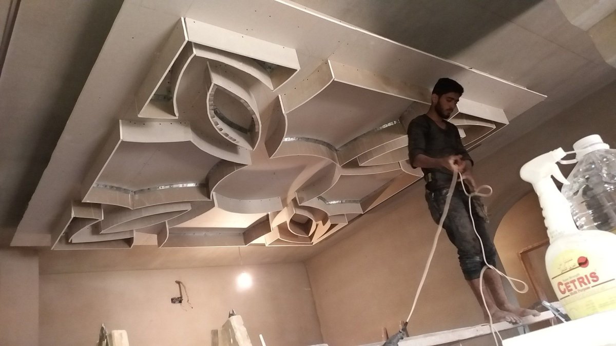 Фанера потолок фигура