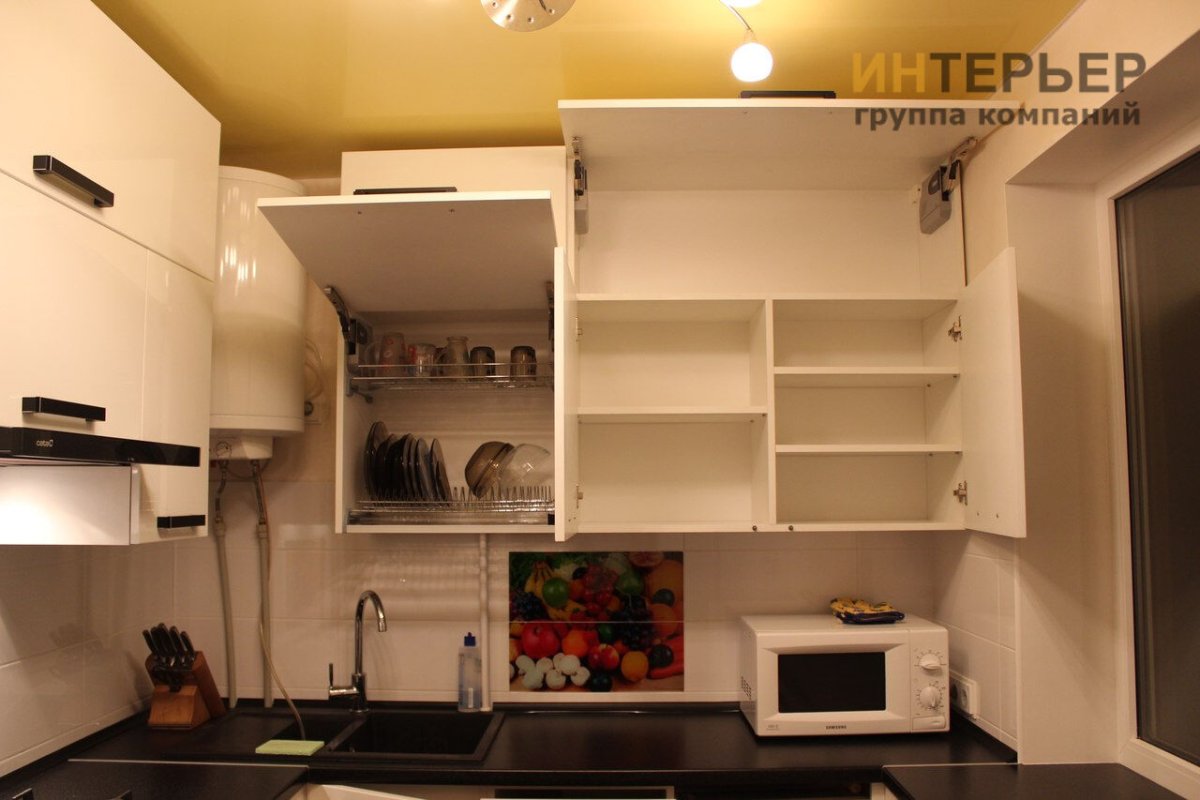 Кухни в хрущевке угловые белые