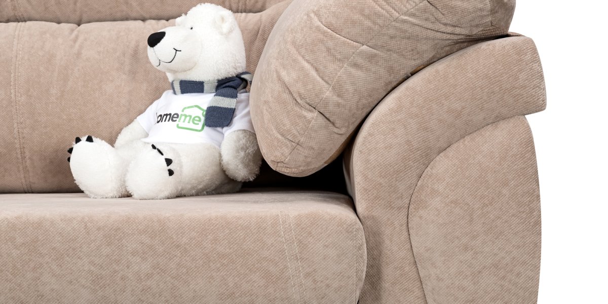 Угловой диван из флока