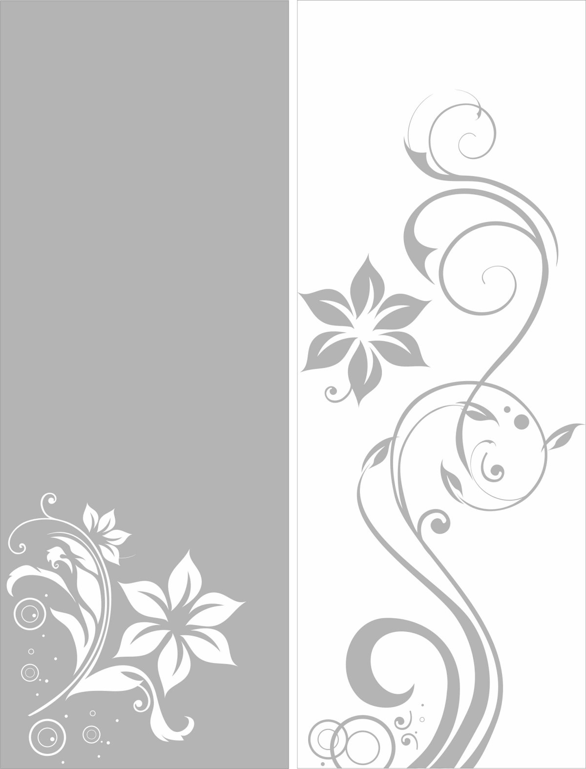 Тонкий растительный узор Жасмин