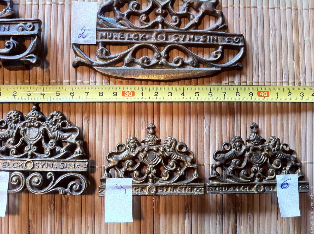 Металлические накладки на мебель