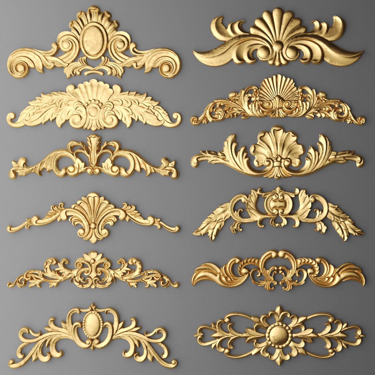 Декоративные уголки для сундука