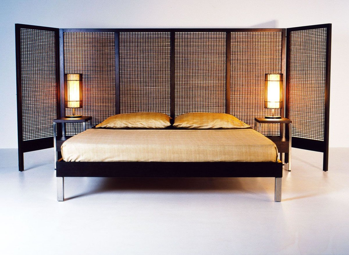 Кровать из ротанга на двоих