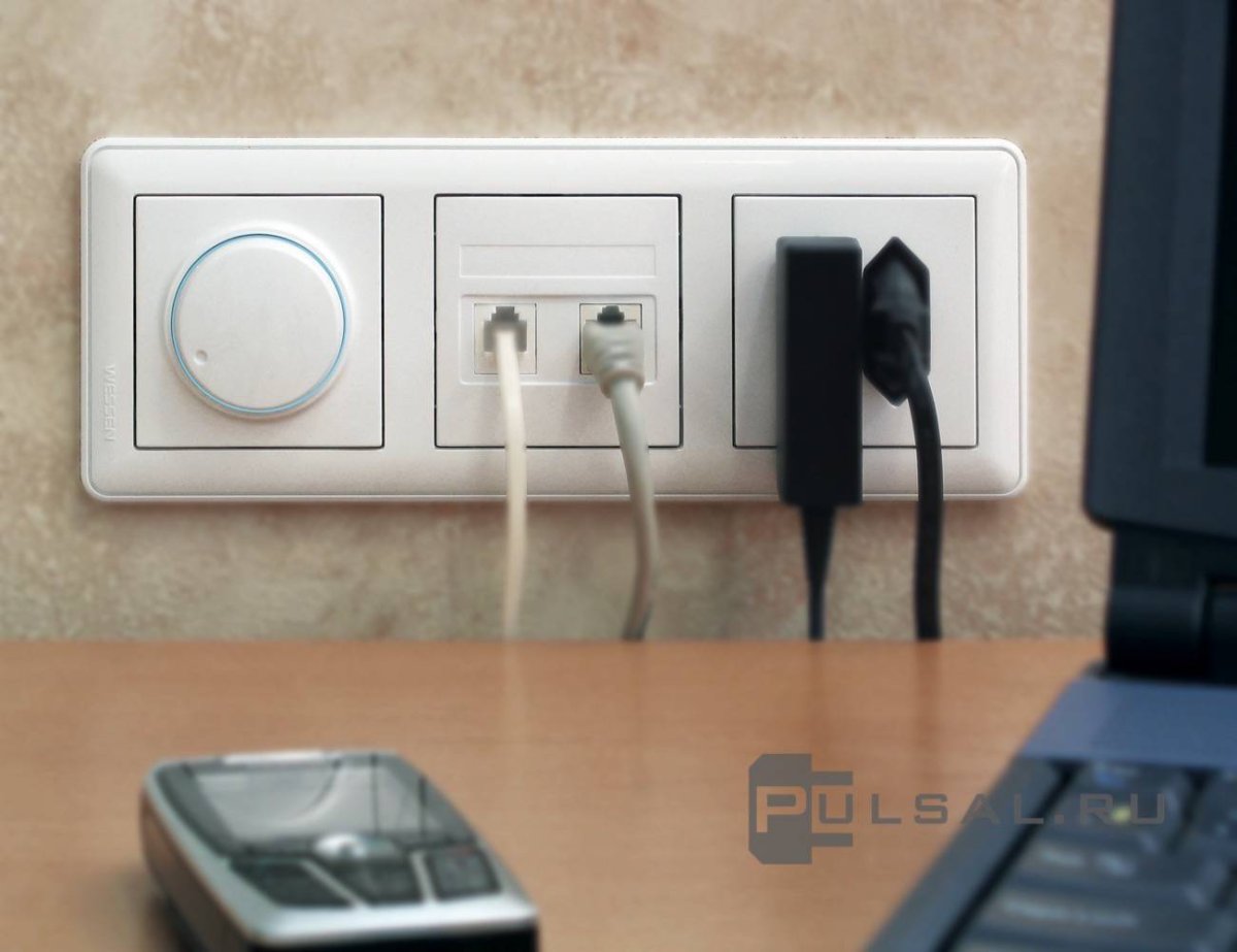 Розетки для телевизора в гостиной