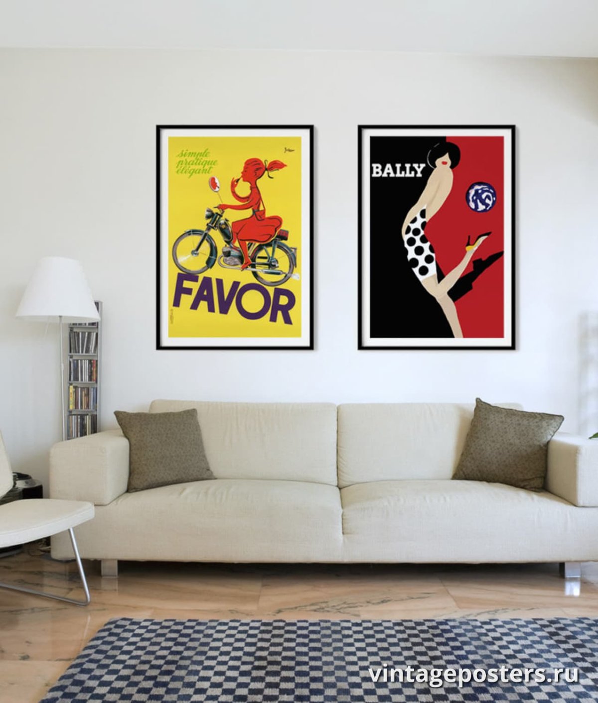 Постеры ретро Лос Анджелес