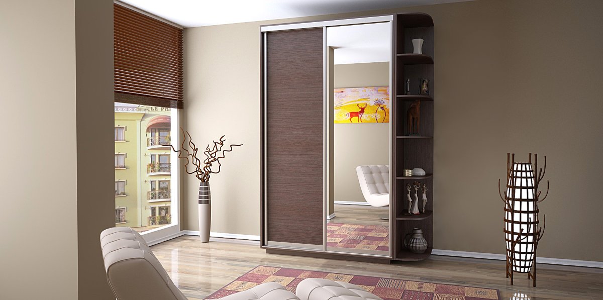 Шкаф-купе дуэт-2 1200 ЛДСП