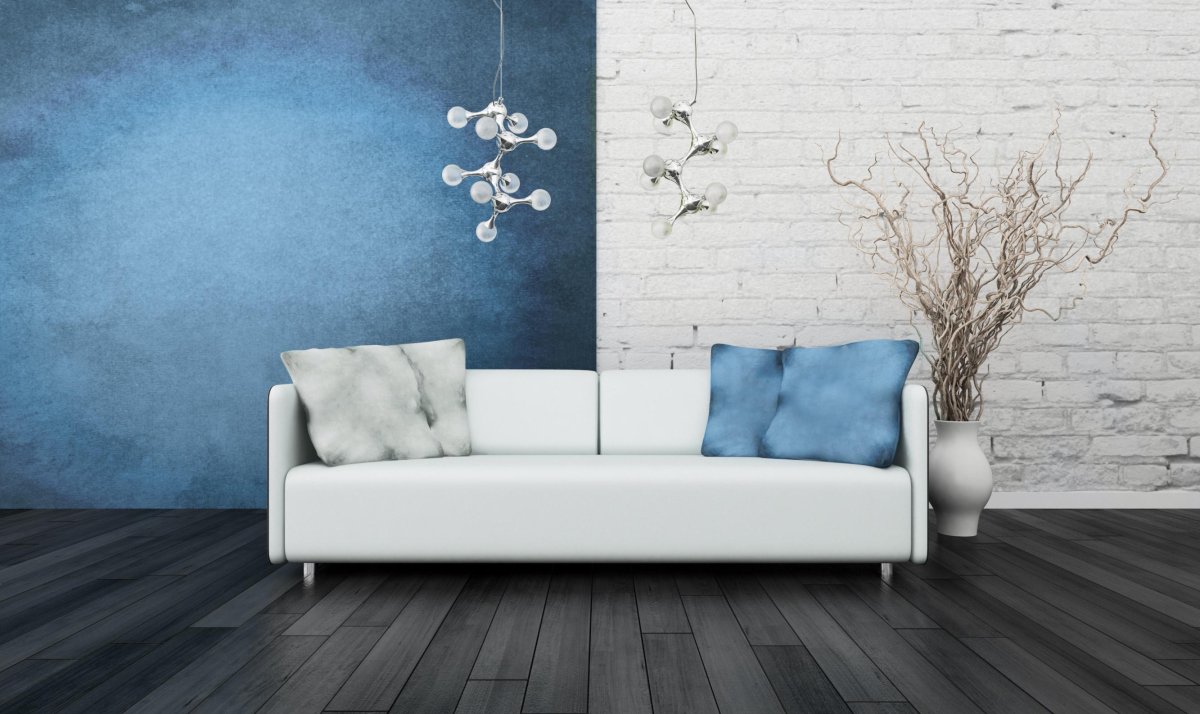 Белый диван на белом фоне интерьер