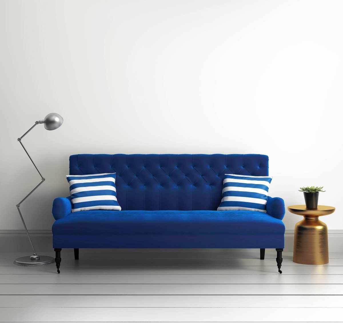 Белые стены в интерьере