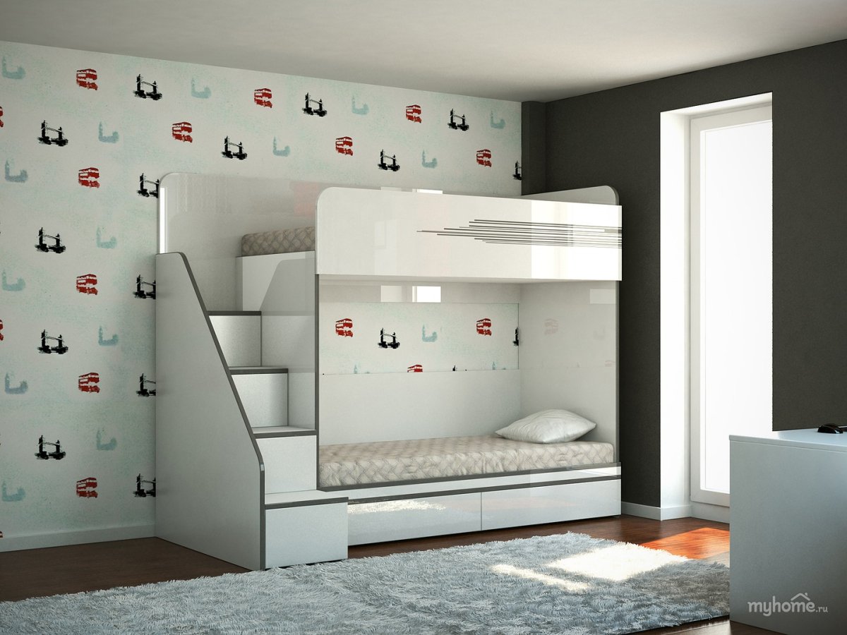 Кровать второй ярус детская