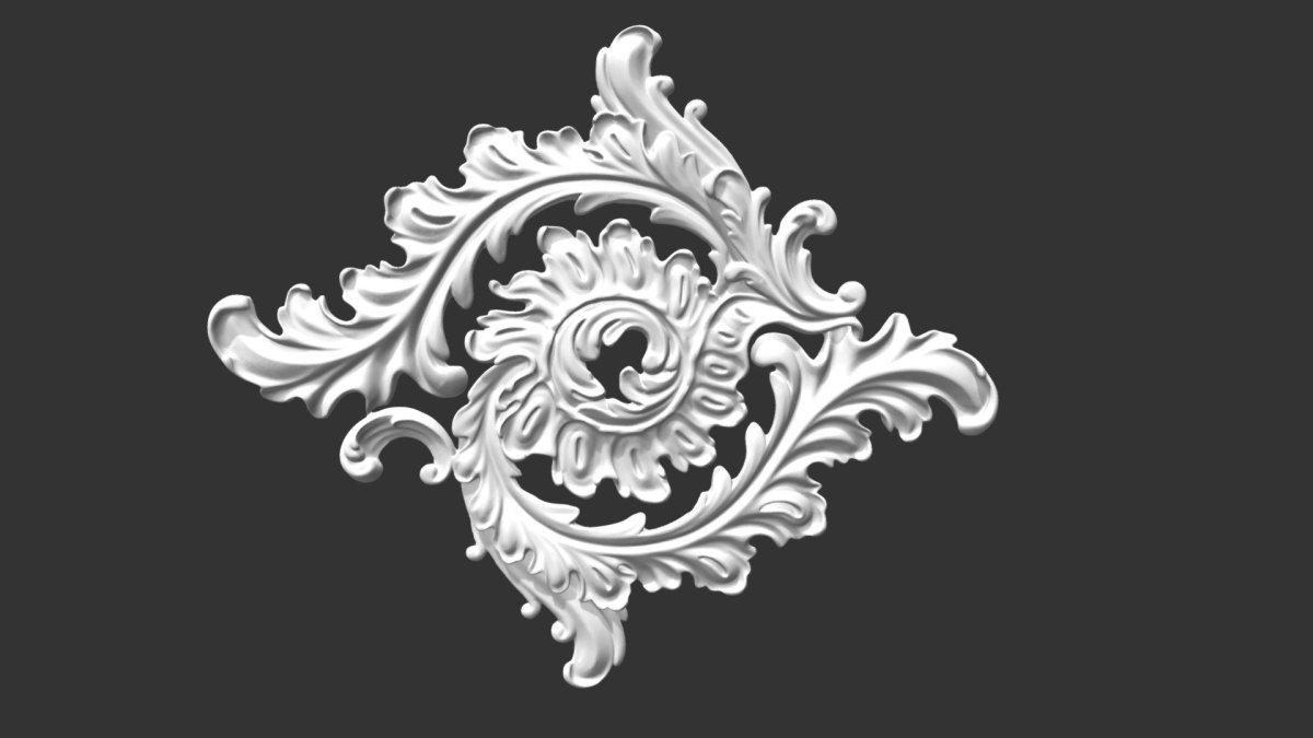 3ds Max лепнина