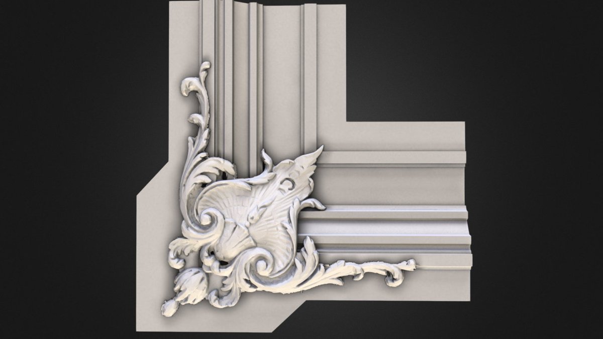 Лепной карниз ар деко