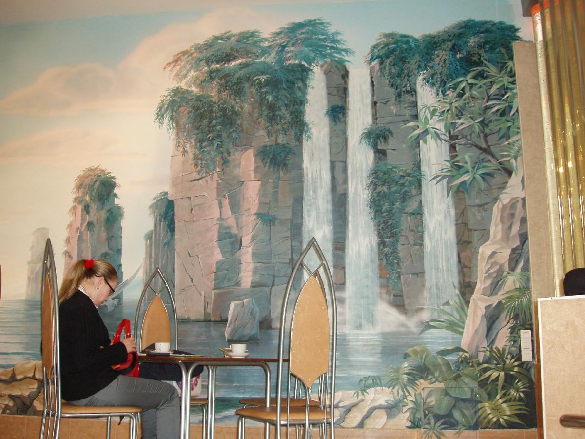 Стиль Фьюжн кальянная